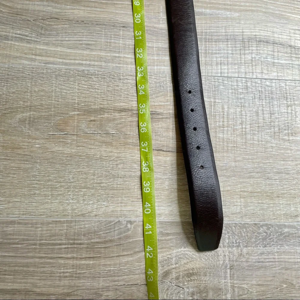 Rhinestone belt, real leather. Big buckle. - Picture 7 of 8